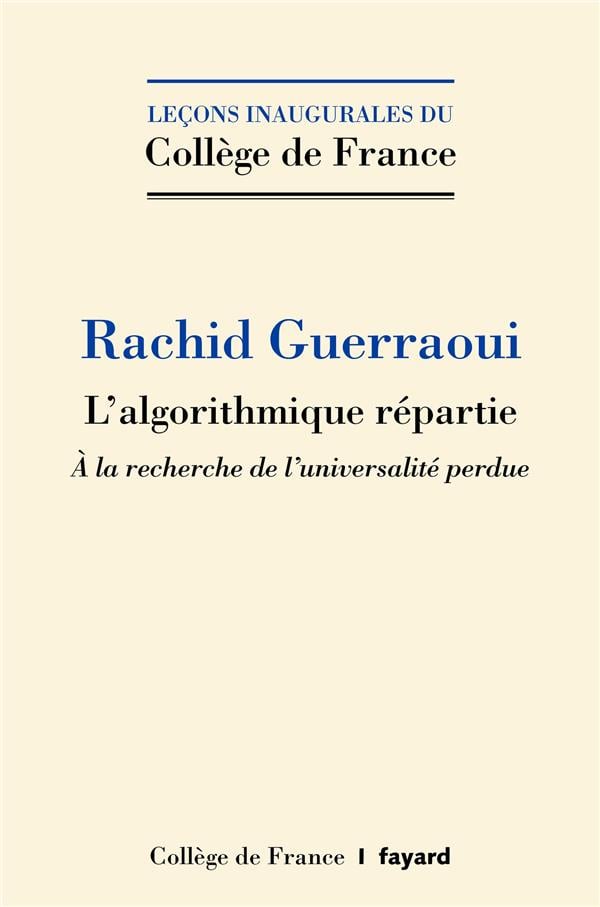 L'algorithmique répartie - Cover