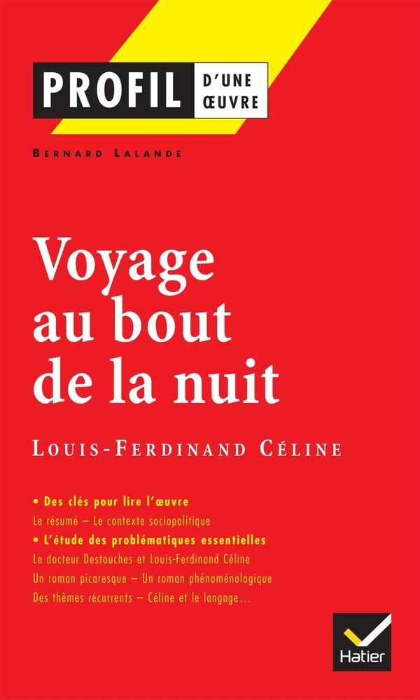 Voyage au bout de la nuit (1932), Céline - Cover