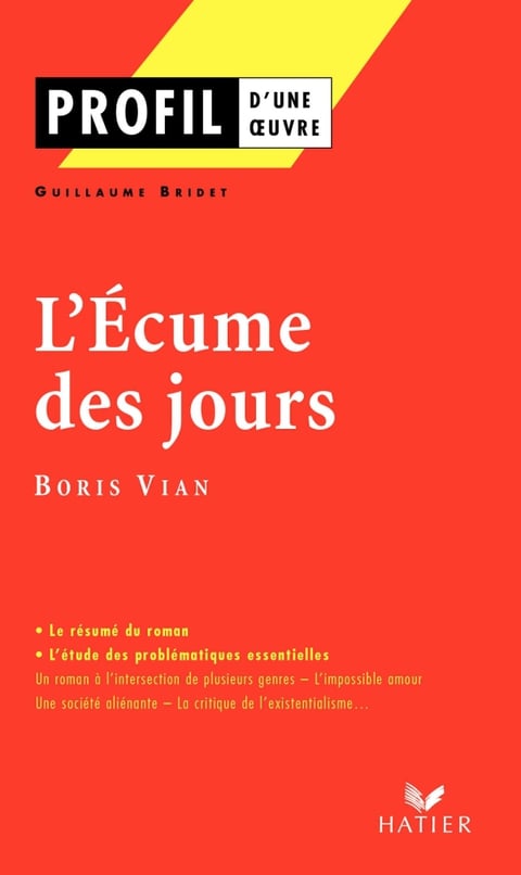 Profil - Vian (Boris) : L'écume des jours - Cover