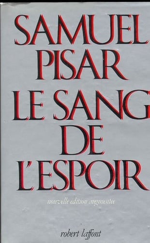 Le sang de l'espoir - Cover