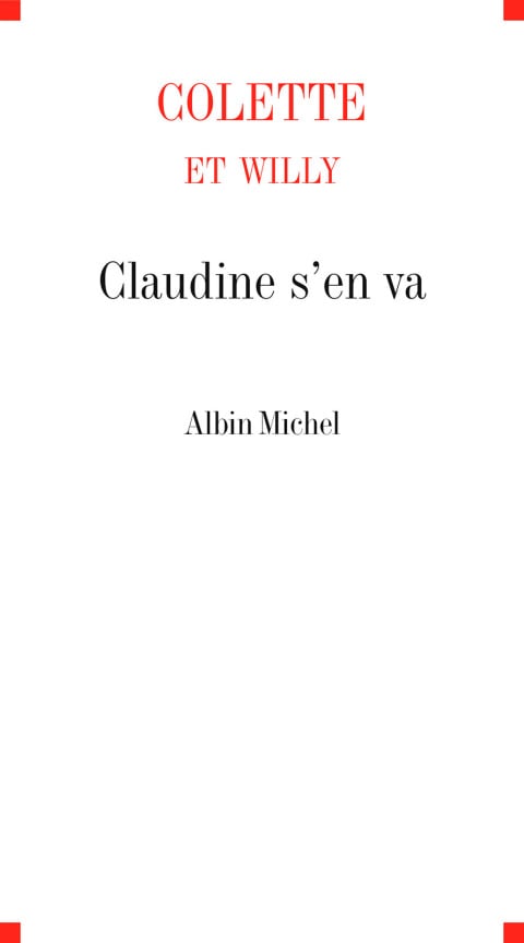 Claudine s'en va - Cover
