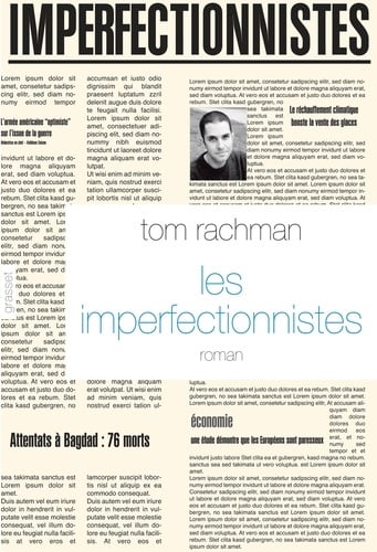 Les imperfectionnistes - Cover