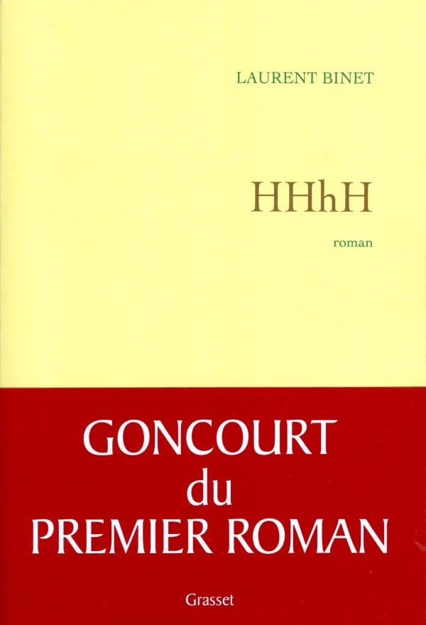 HHHH - PRIX GONCOURT 1ER ROMAN 2010 - Cover