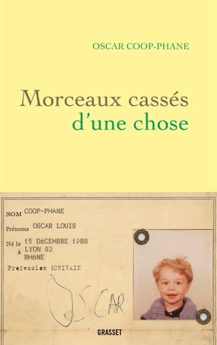 Morceaux cassés d'une chose - Cover