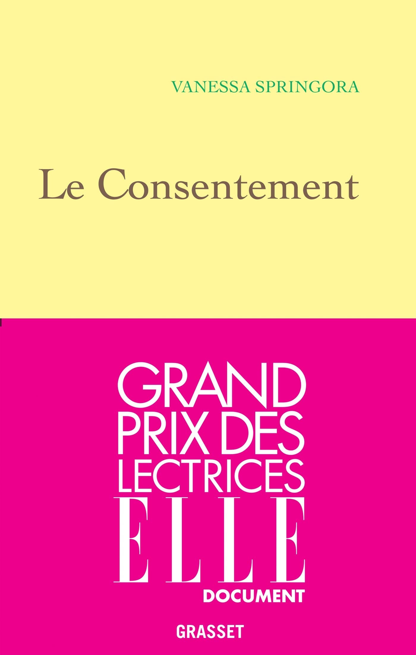 Le consentement - Cover