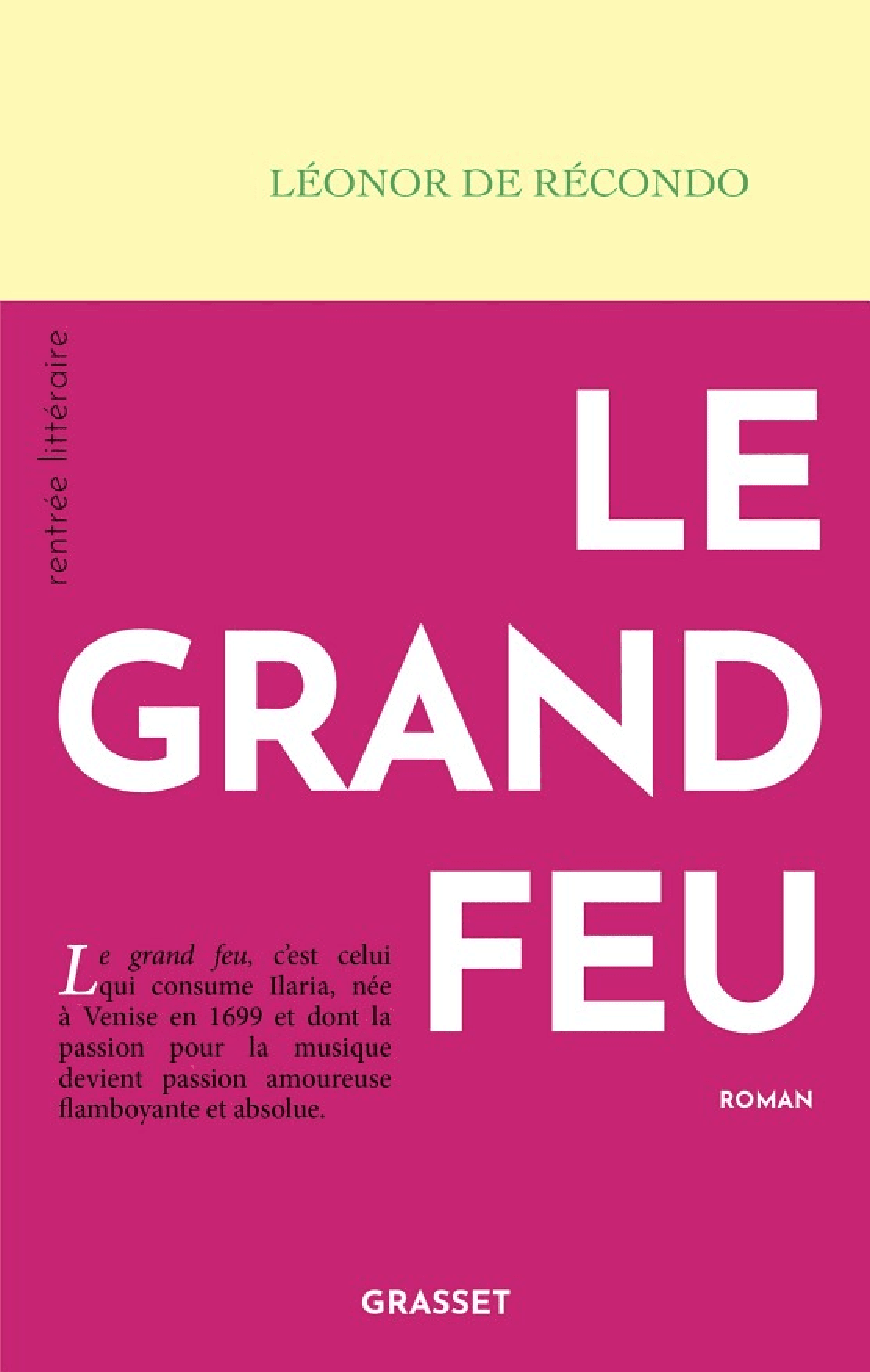 Le grand feu - Cover