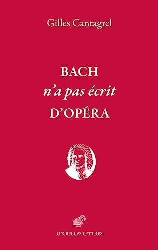 Bach n'a pas écrit d'opéra - Cover