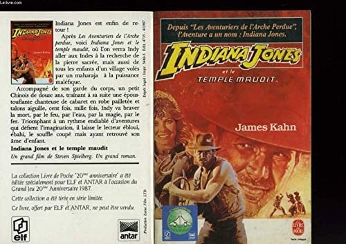 Indiana Jones et le temple maudit - Cover