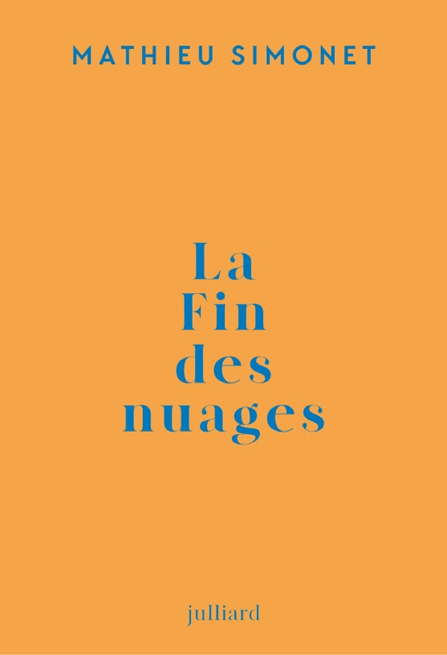 La fin des nuages - Cover