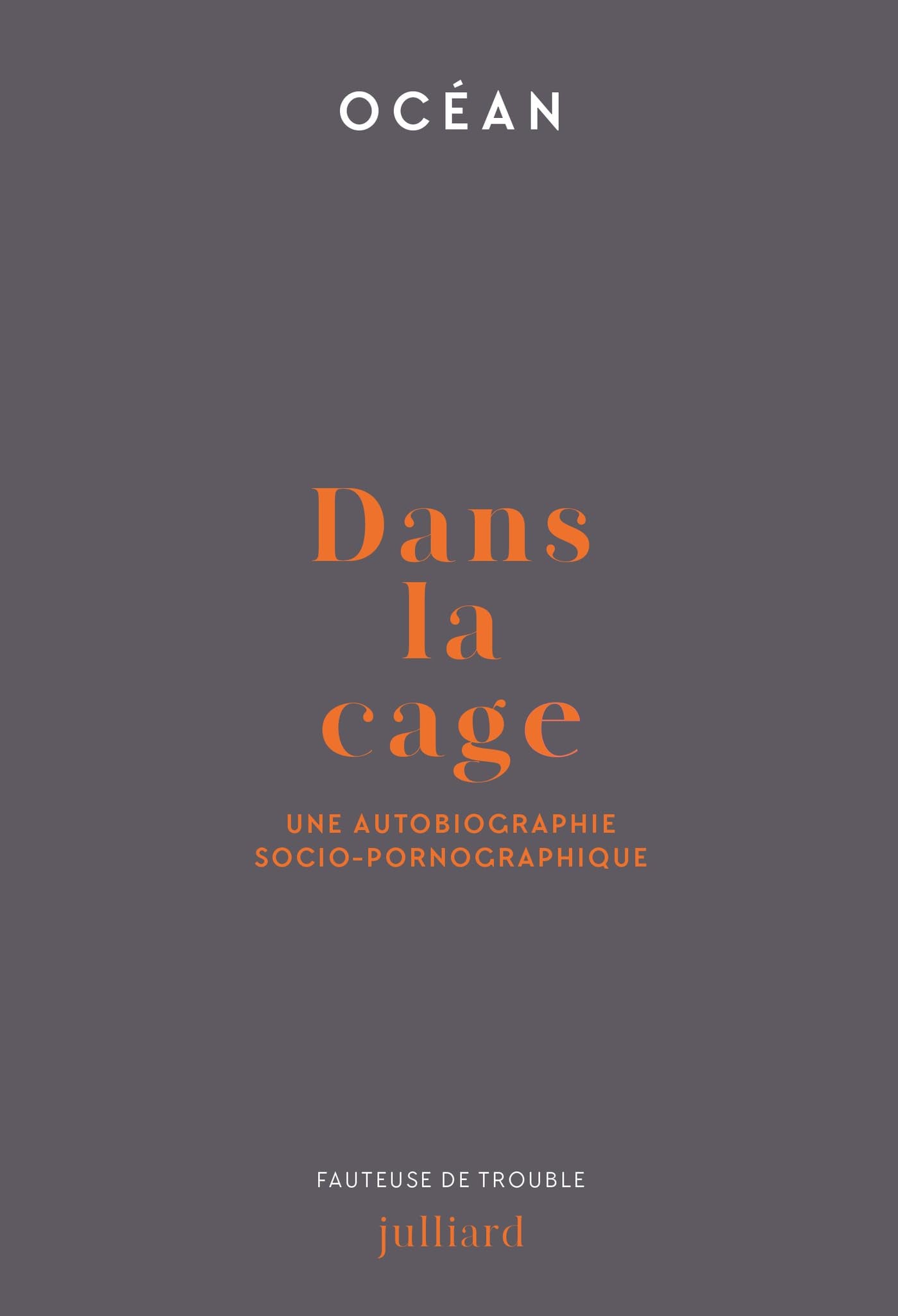 Dans la cage - Une autobiographie socio-pornographique - Cover
