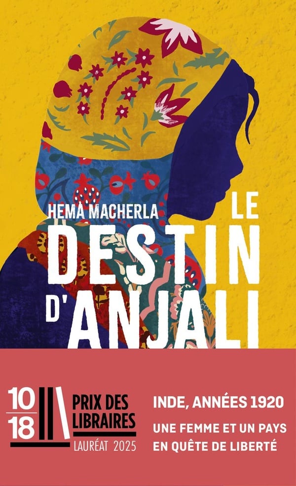 Le destin d'Anjali - Cover