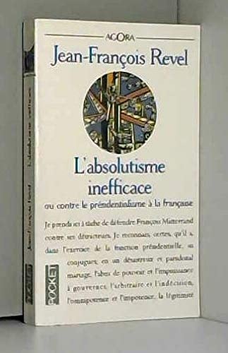 L'Absolutisme inefficace - Cover
