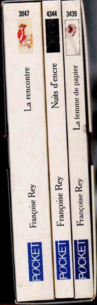 Françoise Rey Coffret en 3 volumes : La femme de papier ; La rencontre ; Nuits - Cover