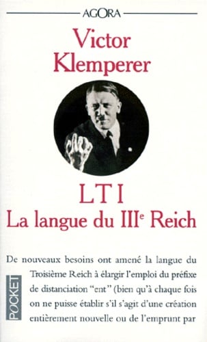 LTI, la langue du IIIe Reich - Cover