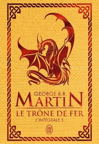 Le Trône de fer l'Intégrale (A game of Thrones) Tome 5 . Edition de luxe - Cover