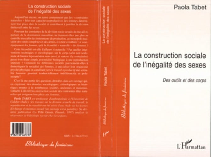 La Construction Sociale de l'inégalité des Sexes - Cover