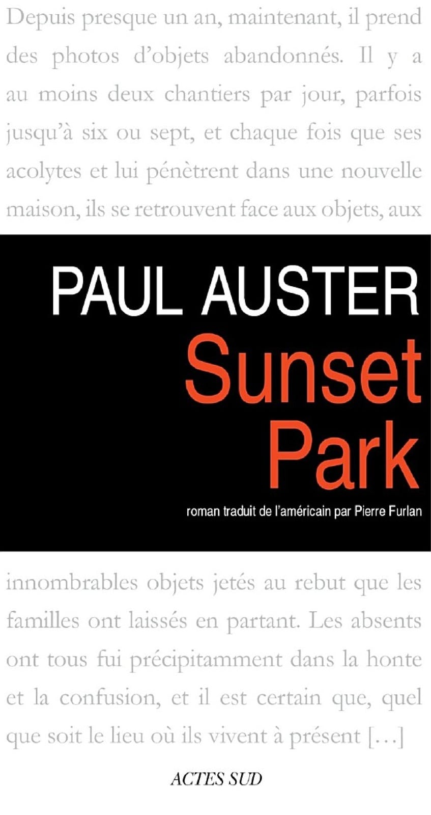 Sunset Park - Cover