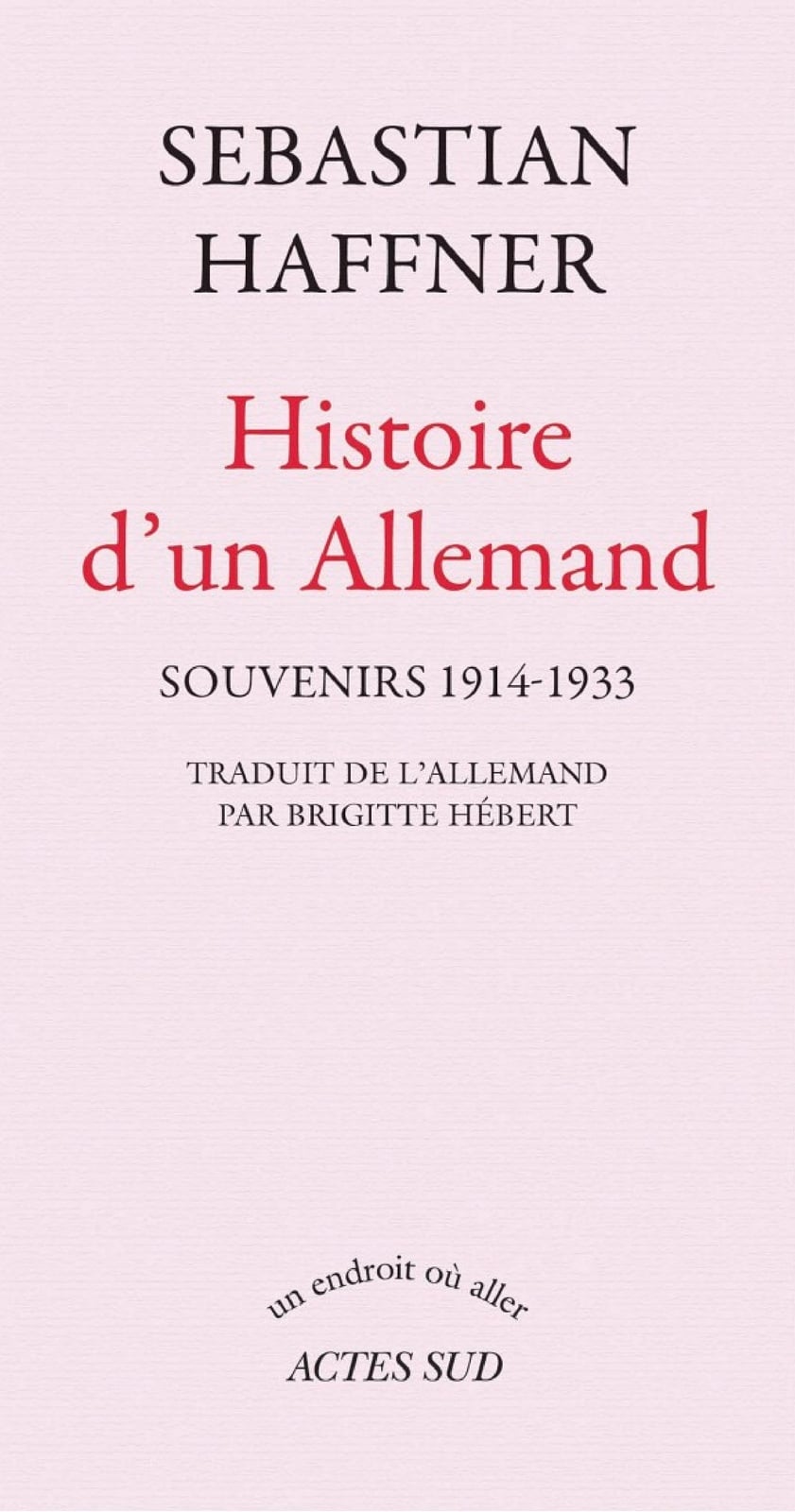 Histoire d'un Allemand - Cover