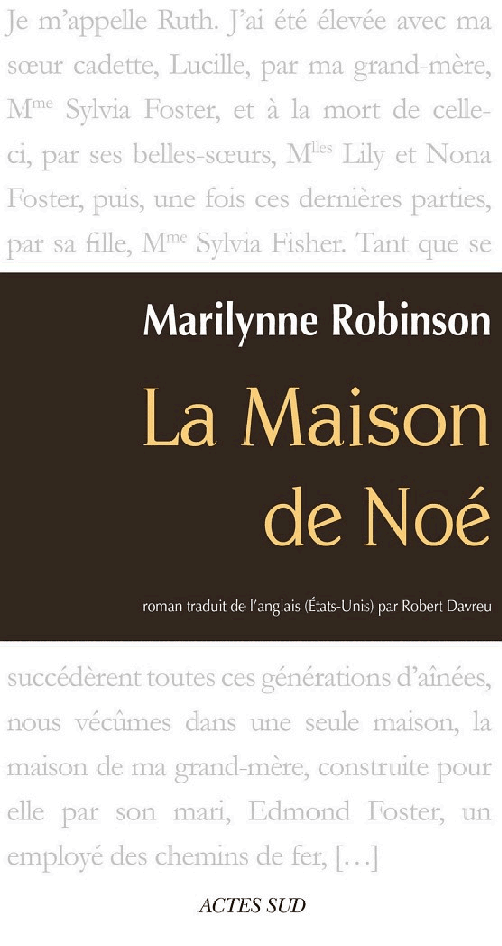 La Maison de Noé - Cover