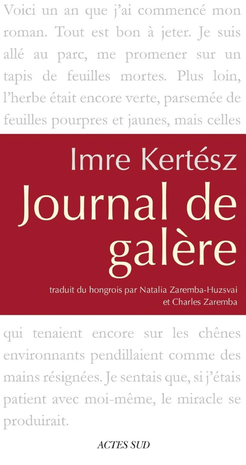 Journal de galère - Cover