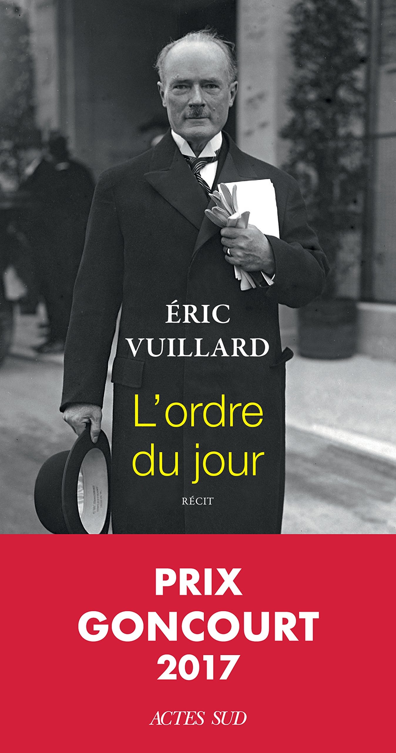 L'ordre du jour - Cover