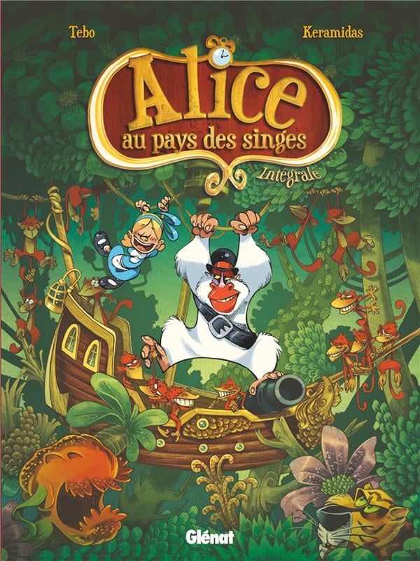 Alice au pays des singes Intégrale - Cover