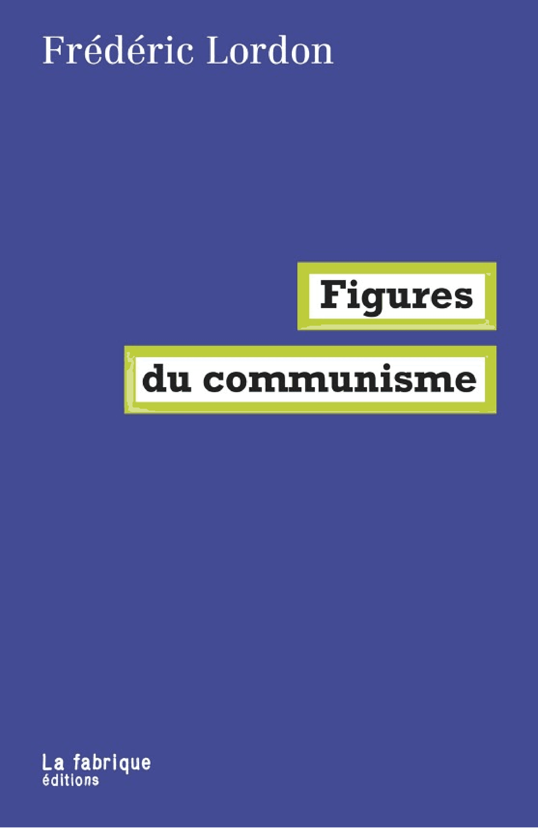 Figures du communisme - Cover