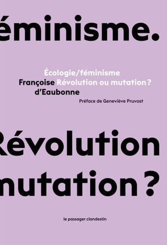 Ecologie/Féminisme - Cover