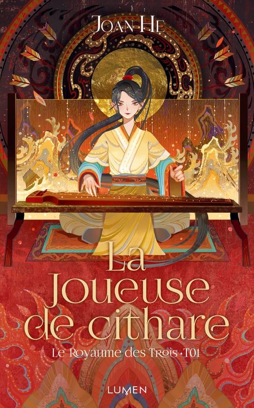 Le Royaume des Trois - Tome 1 La joueuse de cithare - Cover