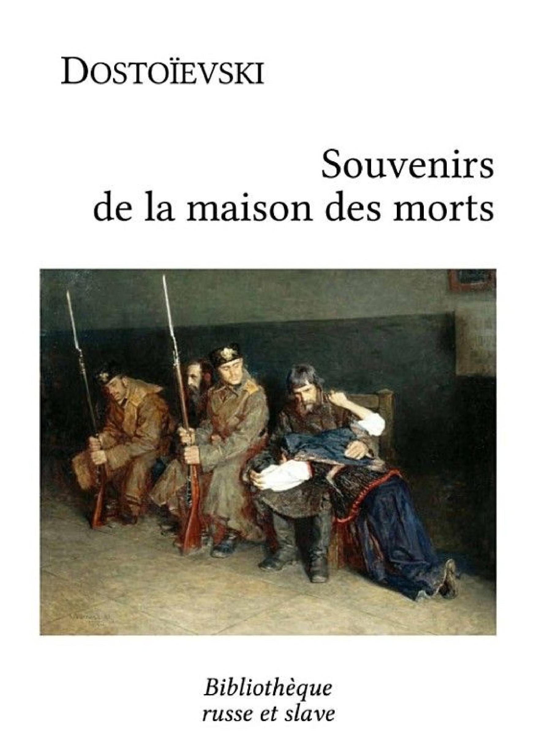 Souvenirs de la maison des morts - Cover