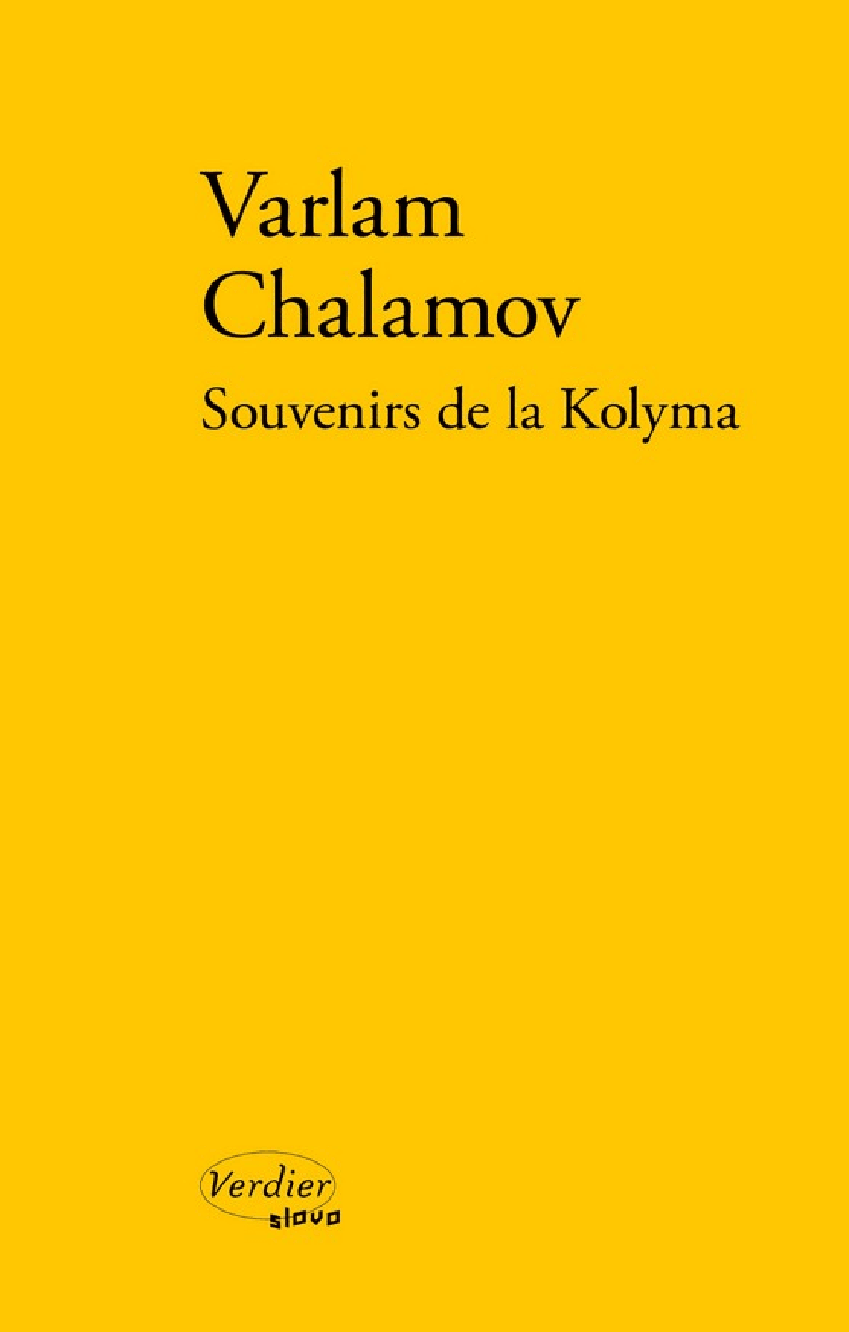 Souvenirs de la Kolyma - Cover