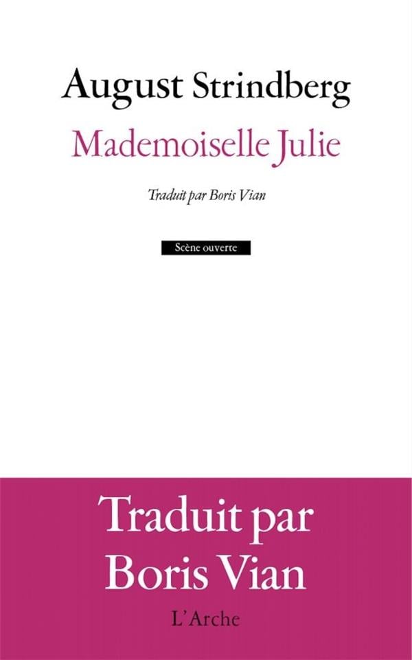 Mademoiselle Julie - Cover
