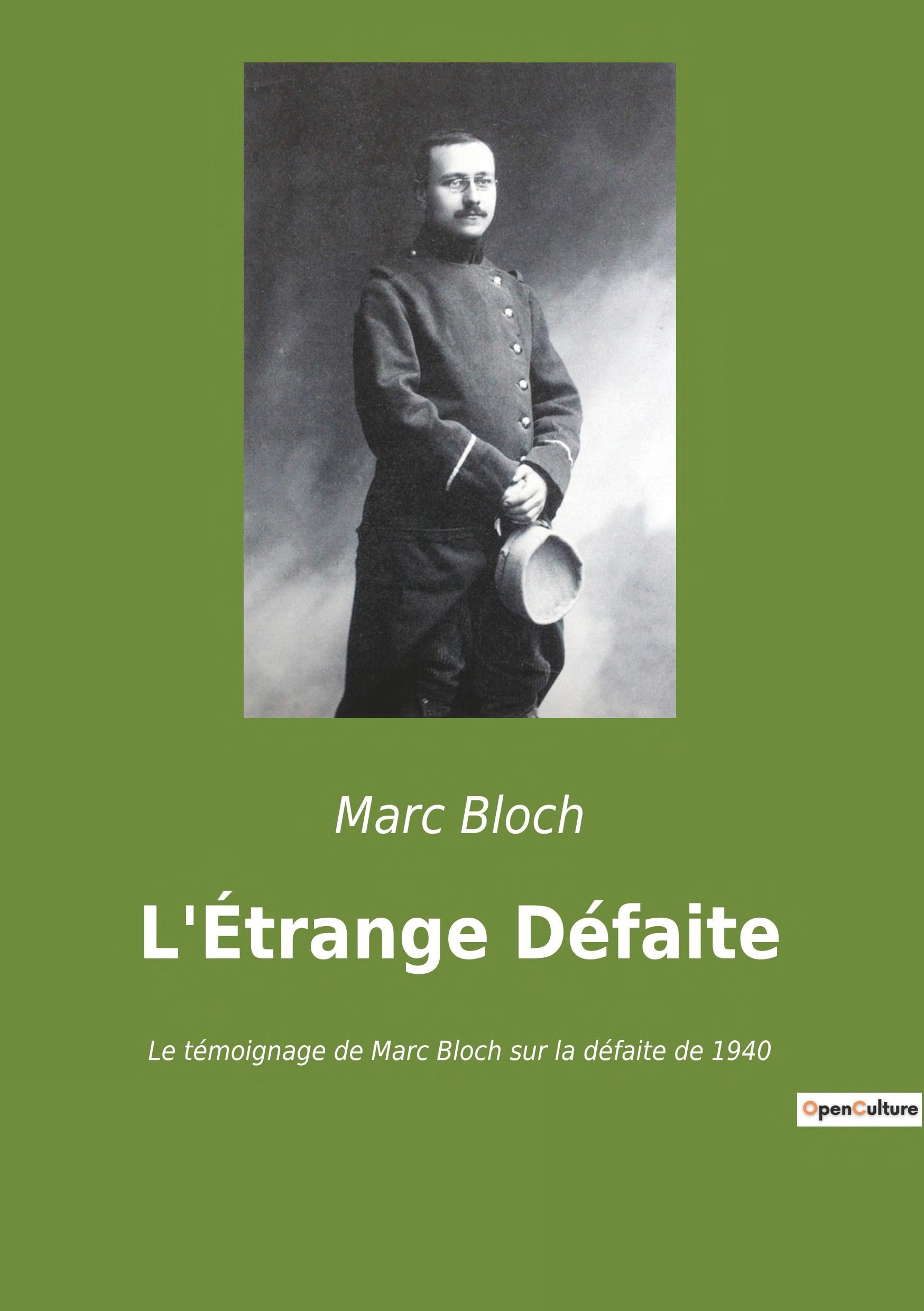 L'Étrange Défaite - Cover