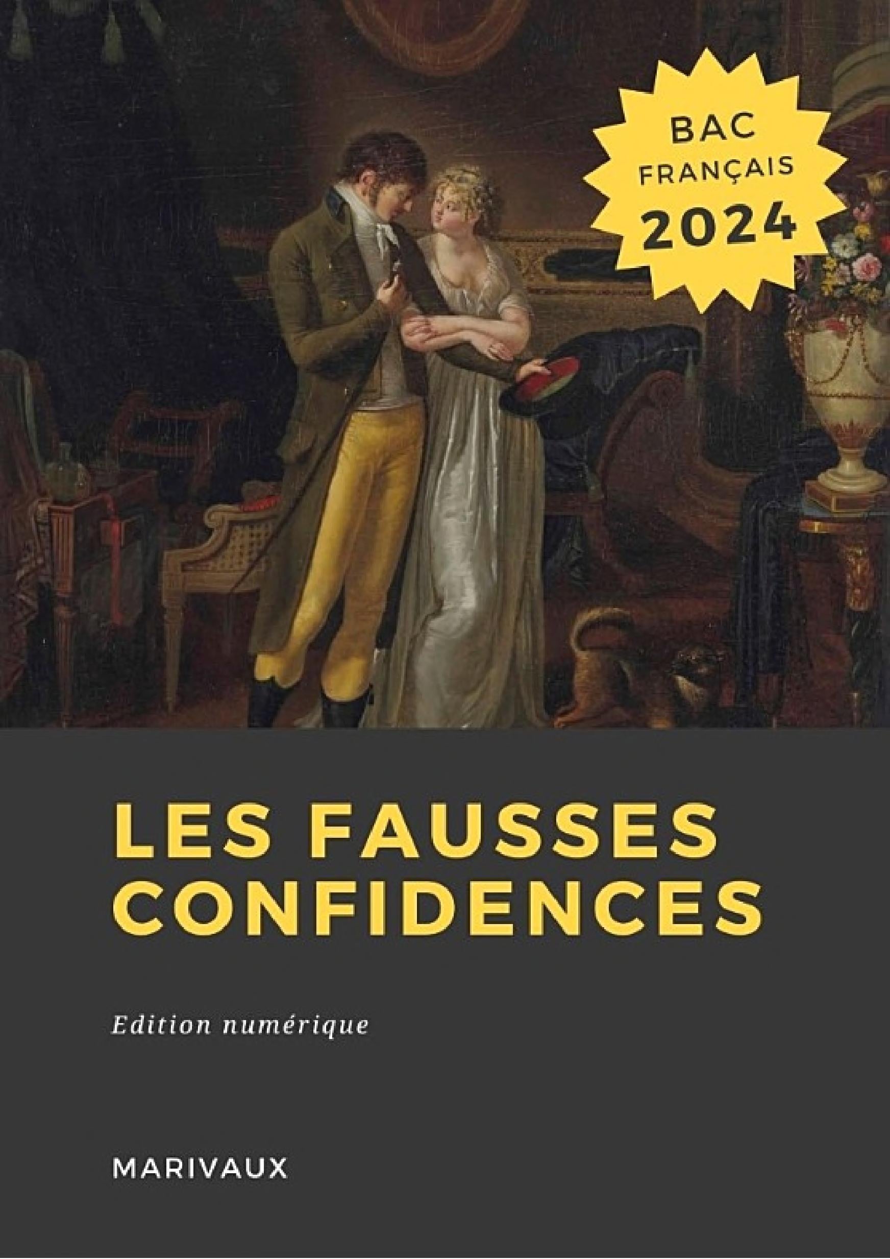 Les Fausses confidences - Cover