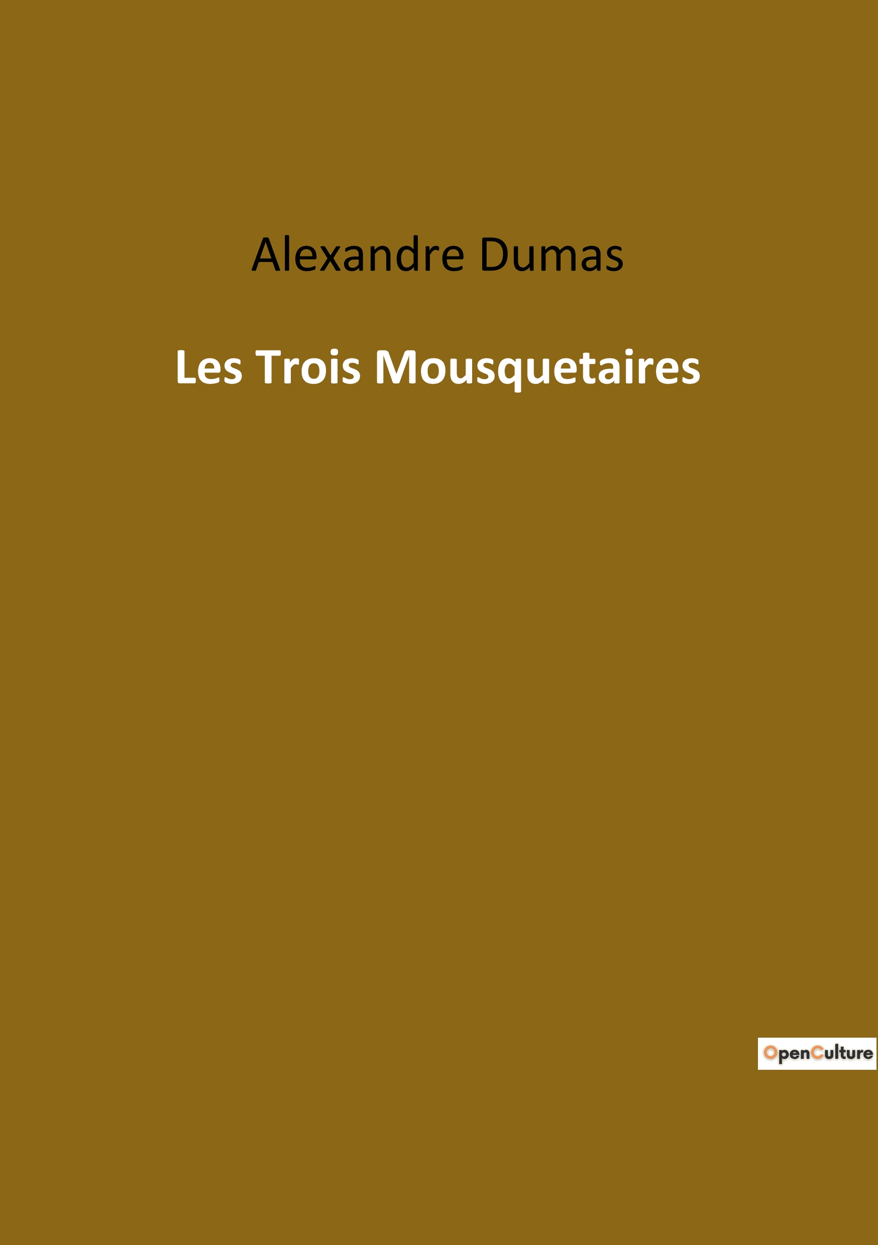 Les Trois Mousquetaires - Cover