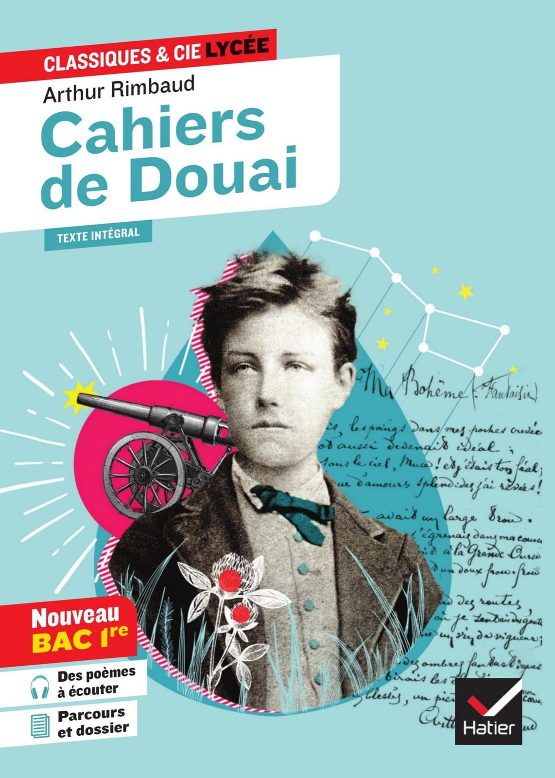 Cahiers de Douai (oeuvre au programme Bac de français 2025, 1re générale & techno) - Cover