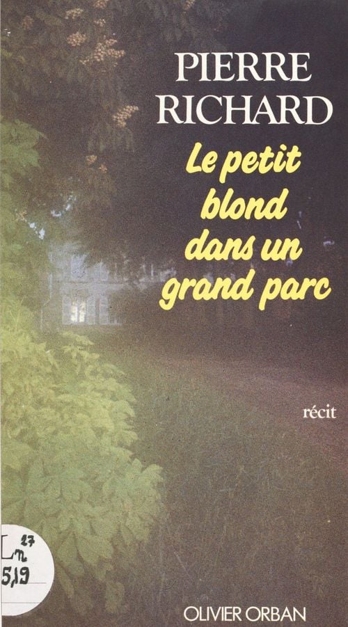 Le petit blond dans un grand parc - Cover