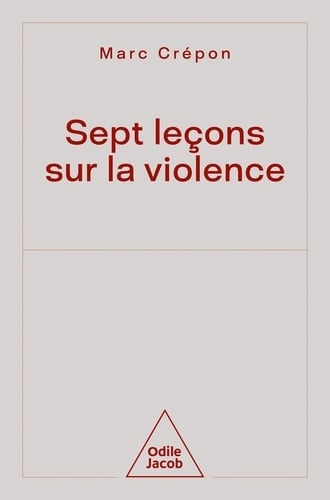 Sept leçons sur la violence - Cover