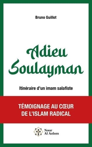 Adieu Soulayman - Itinéraire d'un imam salafiste - Cover