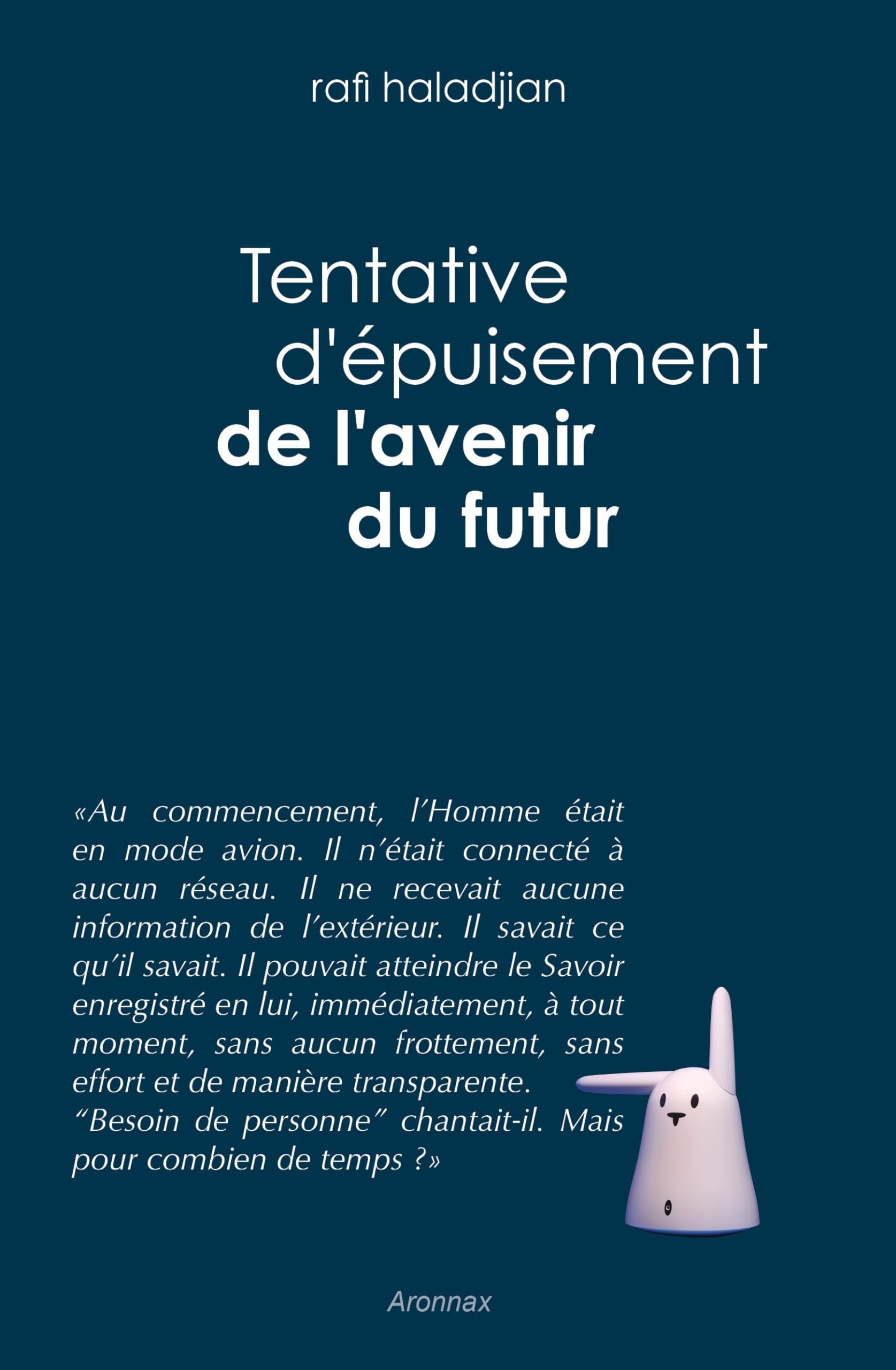 Tentative d'épuisement de l'avenir du futur - Cover