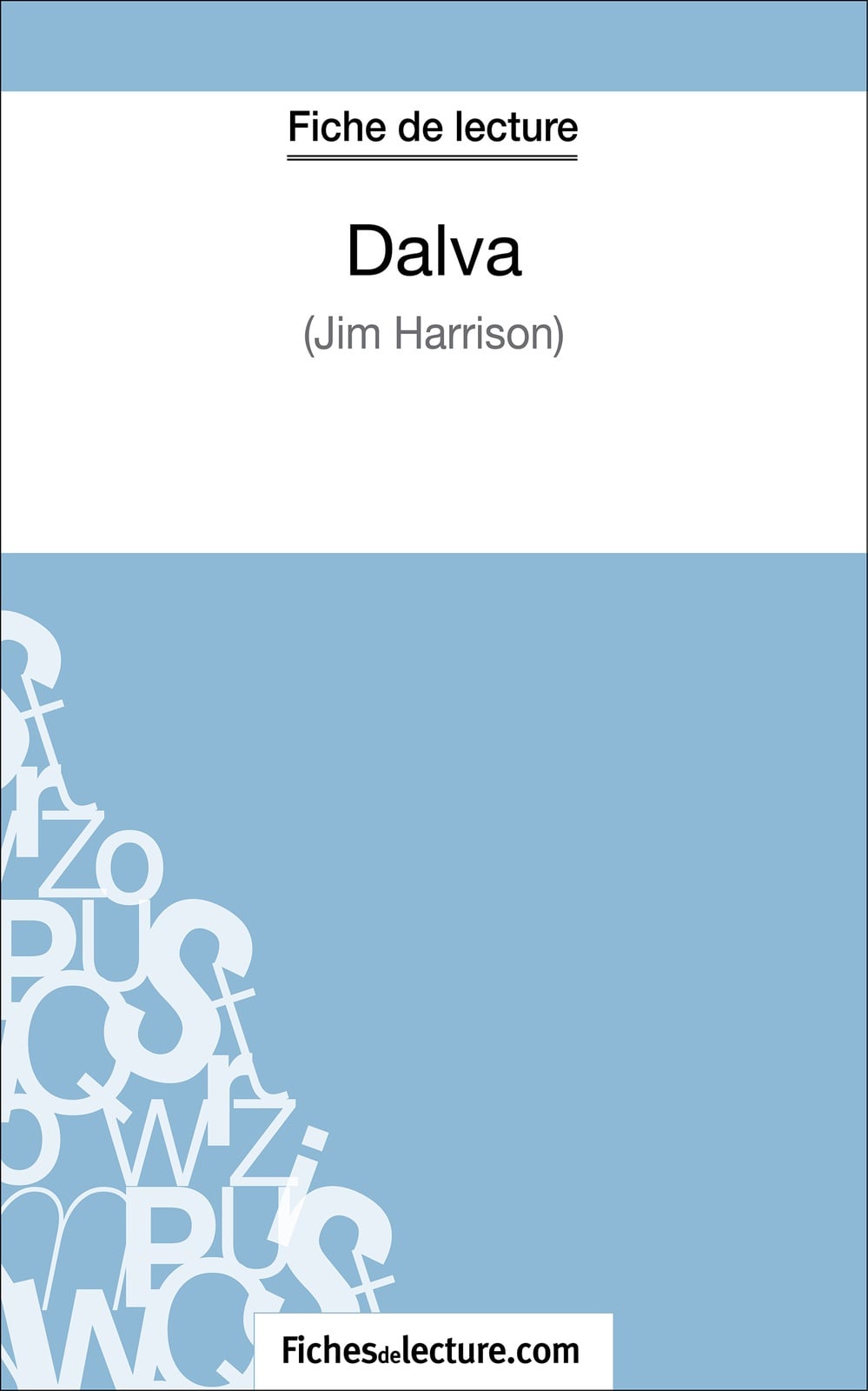Dalva de Jim Harrison (Fiche de lecture) - Cover