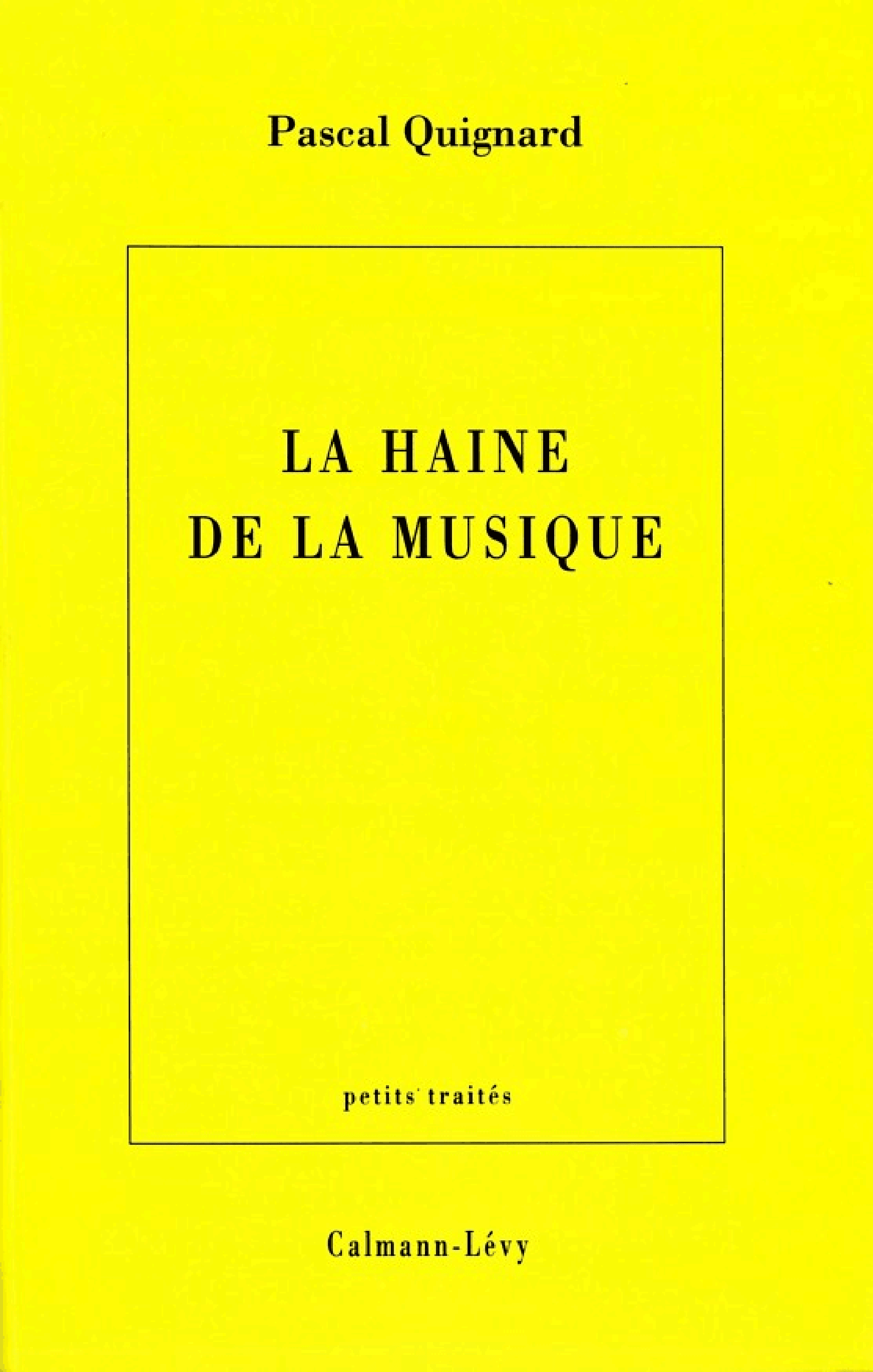 La Haine de la musique - Cover