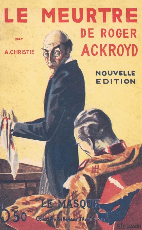 Le meurtre de Roger Ackroyd - Cover