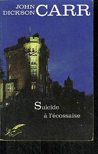 Suicide à l'écossaise - Cover