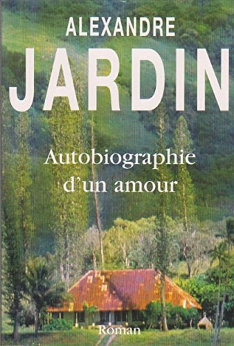 Autobiographie d'un amour roman - Cover