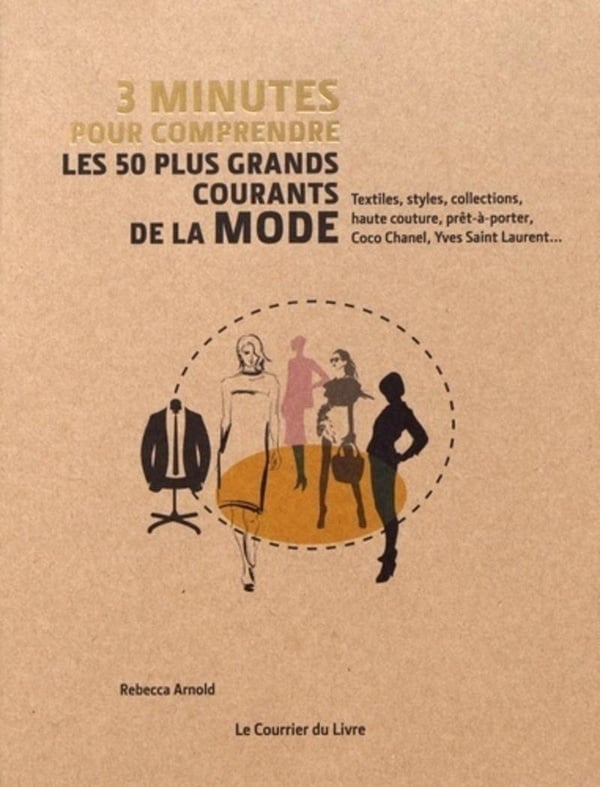 3 minutes pour comprendre les 50 plus grands courants de la mode : textiles, styles, collections, haute couture, prêt-à-porter, Coco Chanel, Yves Saint Laurent... - Cover