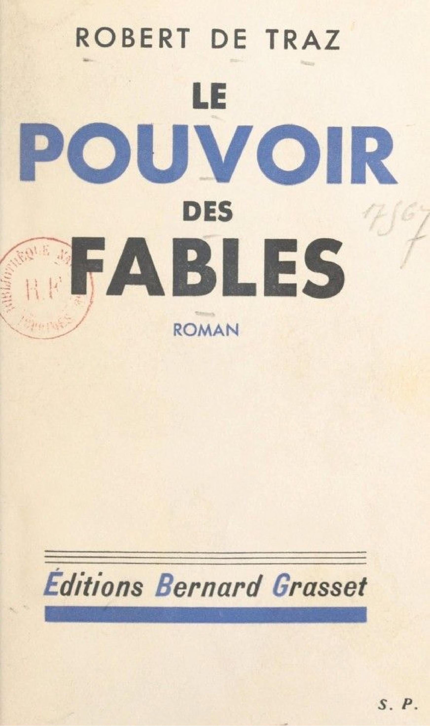 Le pouvoir des fables - Cover