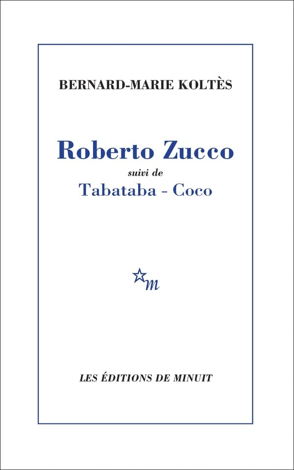 Roberto Zucco - Cover