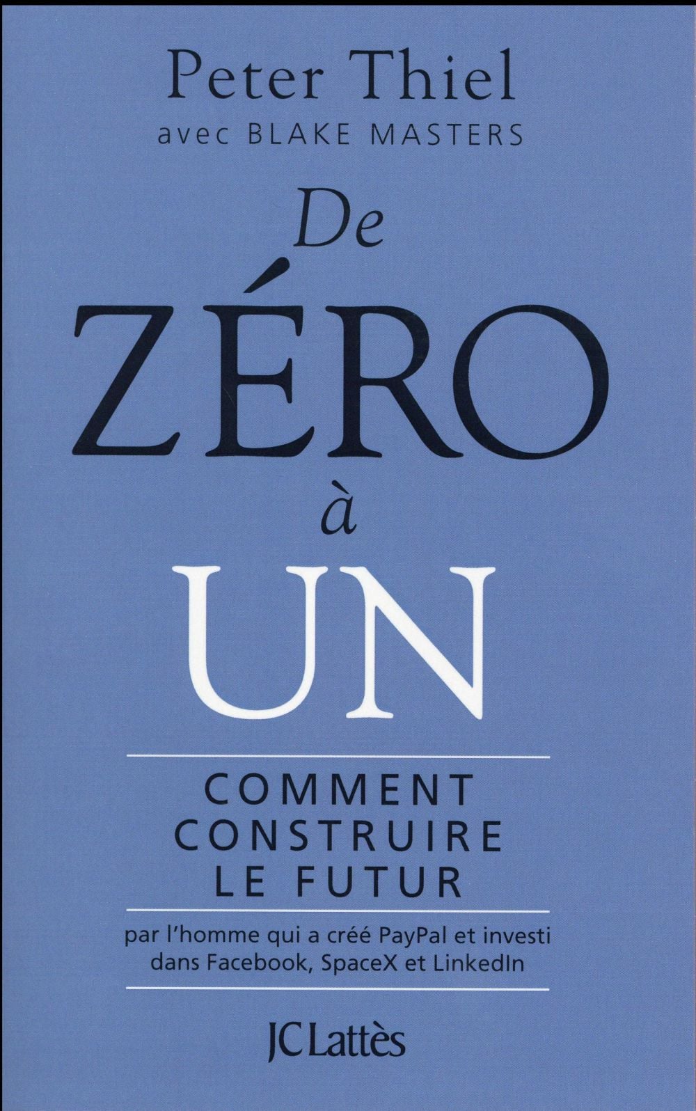 De zéro à un - Cover