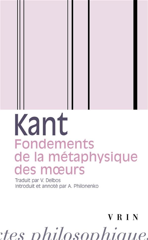 Fondements de la métaphysique des moeurs - Cover